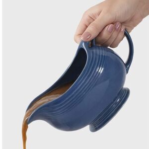Fiestaware Fiesta 18.5 OZ Gravy Sauce Boat Dish Lapis Blue CERAMIC PITCHER